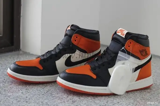 ready Shattered God real to Satin Backboard PK materials ship High Retro Jordan 1 0510